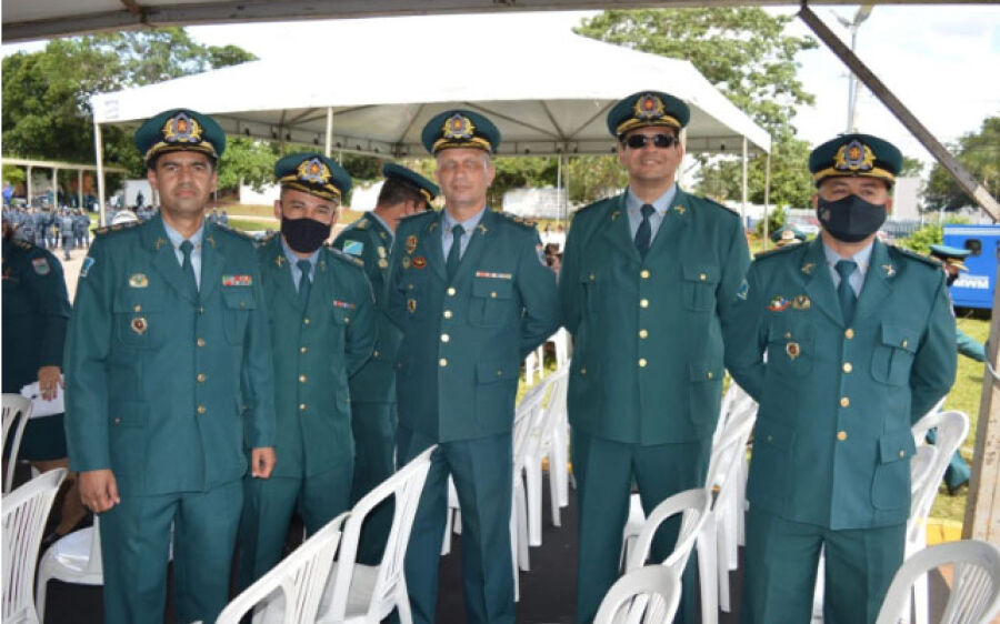 Comandante do 5º BPM de Coxim participa da Formatura dos Aspirantes 2021