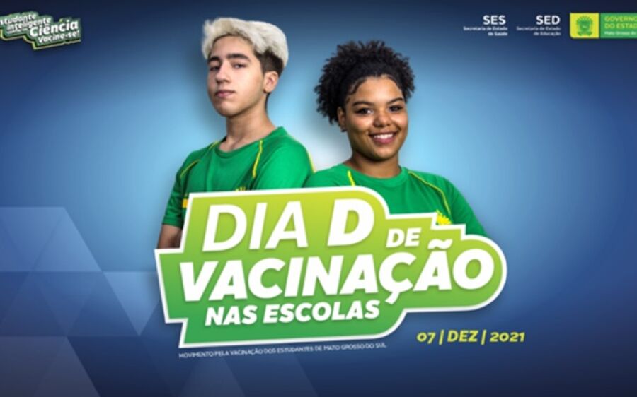 Dia D: Estudantes de escolas Públicas e Privadas do MS poderão se vacinar hoje