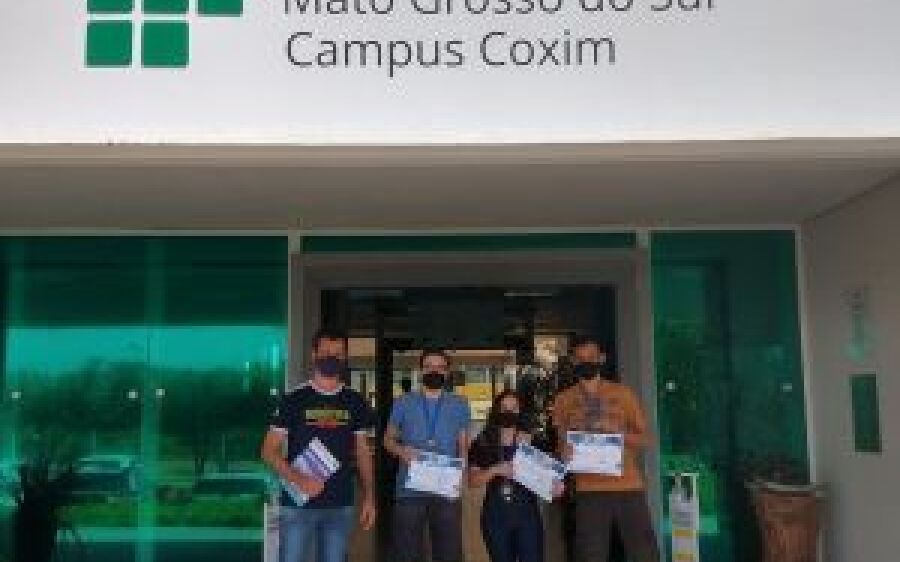 Estudantes do IFMS Campus Coxim recebem medalha de 3º lugar na Olimpíada Brasileira de Robótica