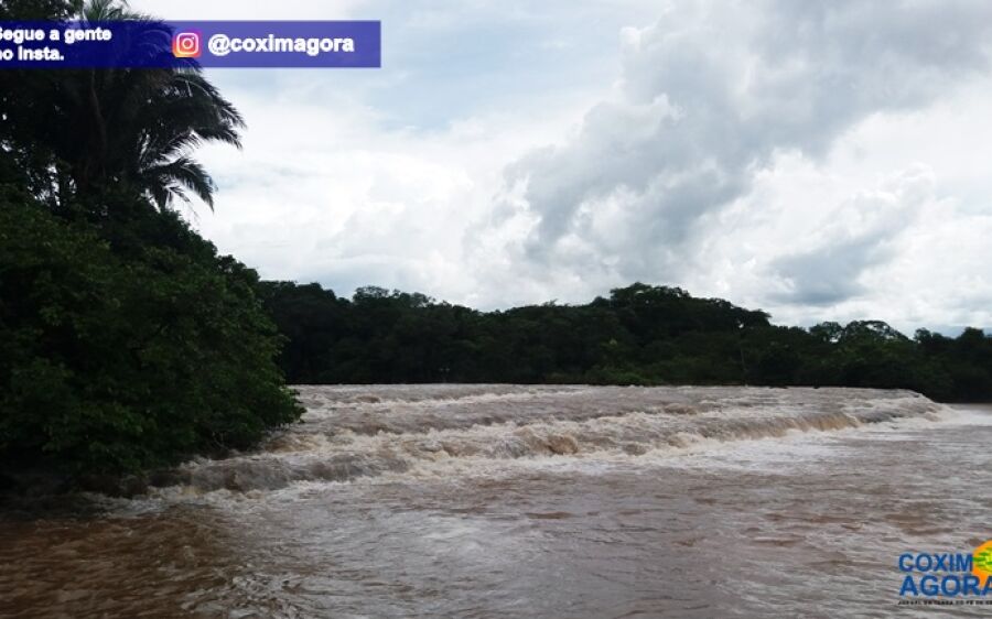 Previsão de céu nublado e pancadas de chuva em Coxim durante o final de semana