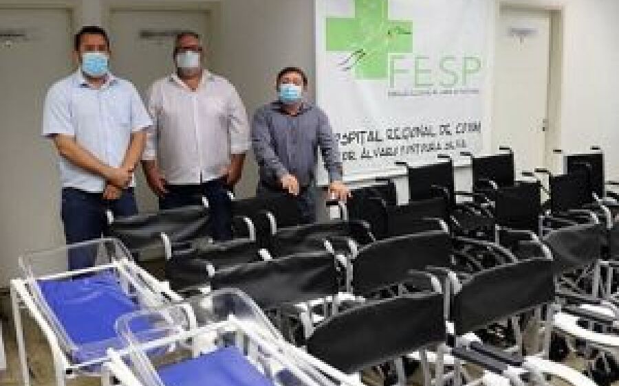 Hospital Regional adquire cadeiras de rodas, de banho e berços
