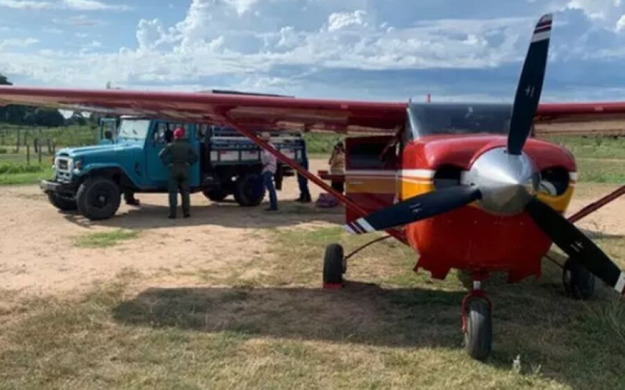 Idoso de 63 anos apresenta sintomas de Covid e é resgatado de avião no Pantanal