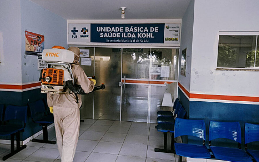 Vigilância continua trabalho de desinfecção em Coxim