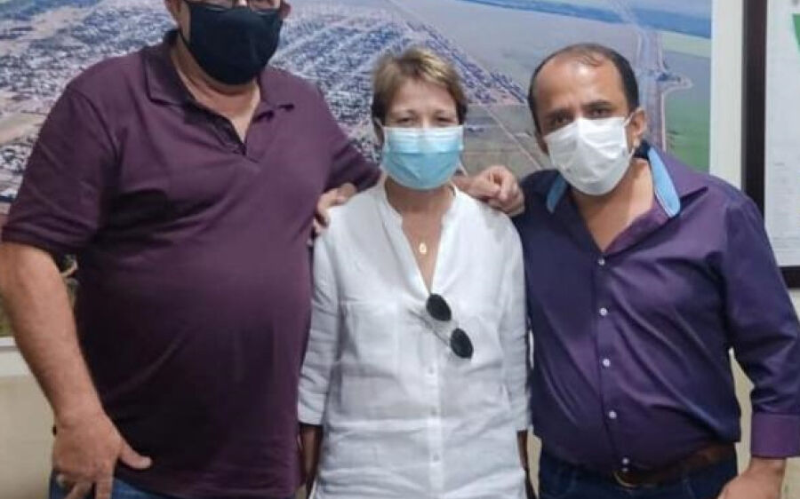 Prefeito Réus e presidente do DEM de Rio Verde  agradecem apoio da  ministra Tereza Cristina 