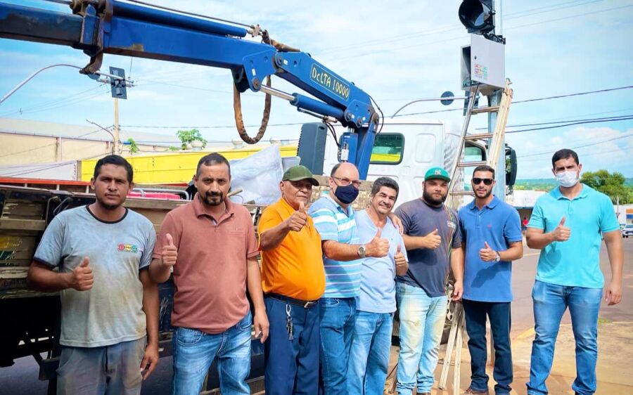 Prefeitura realiza testes de semáforos que estão sendo  implantados em  Rio Verde