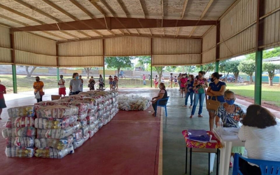 Em Sonora, programa atende 150 famílias ao mês com Cestas do Bem