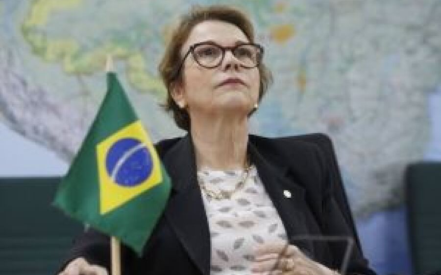 Ministra Tereza Cristina testa positivo para Covid