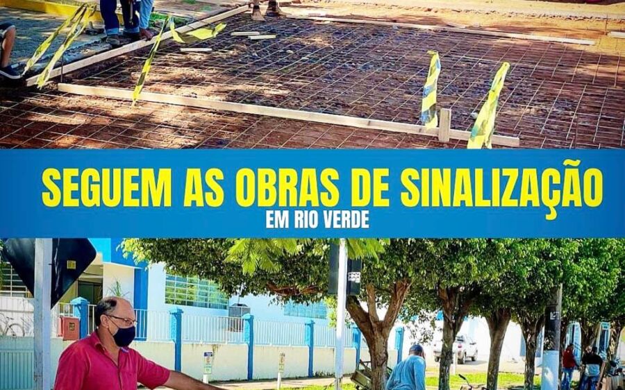 Obras de  sinalização  em Rio Verde  seguem a todo vapor