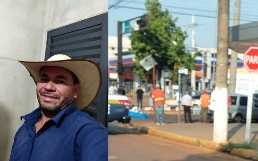 Homem sobe em caminhão de lixo, se desiquilibra, cai e morre esmagado por rodas de veículo em MS