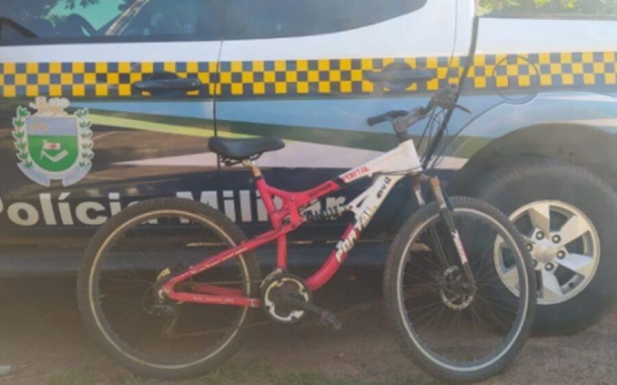Gtran encontra bicicleta abandonada em Coxim