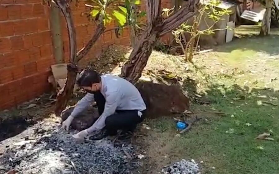 Filho mata pai a facadas e faz fogueira com corpo dele em Mato Grosso do Sul