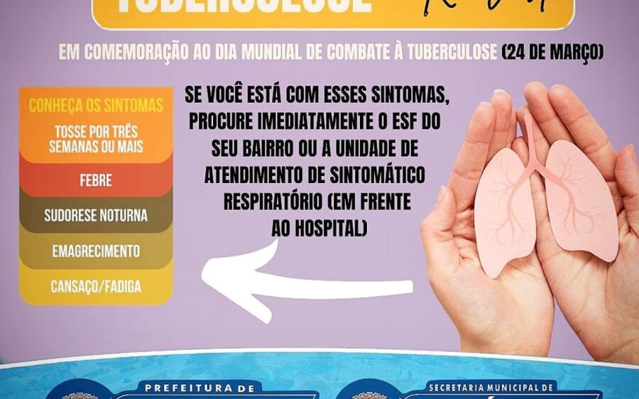 Saúde de Rio Verde inicia campanha contra a tuberculose  na  próxima segunda-feira, 21 