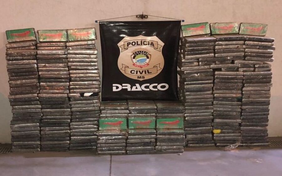 Apreensões de cocaína aumentam mais de 1.100% em Mato Grosso do Sul