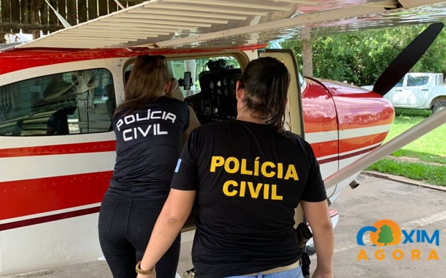 Mulher vítima de violência doméstica no Pantanal é resgatada de avião pela DAM de Coxim