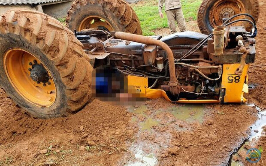 Trabalhador morre esmagado ao tentar desatolar trator em fazenda de MS