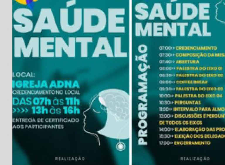Plenária Municipal de Saúde Mental acontece nesta quarta-feira (30) em Coxim
