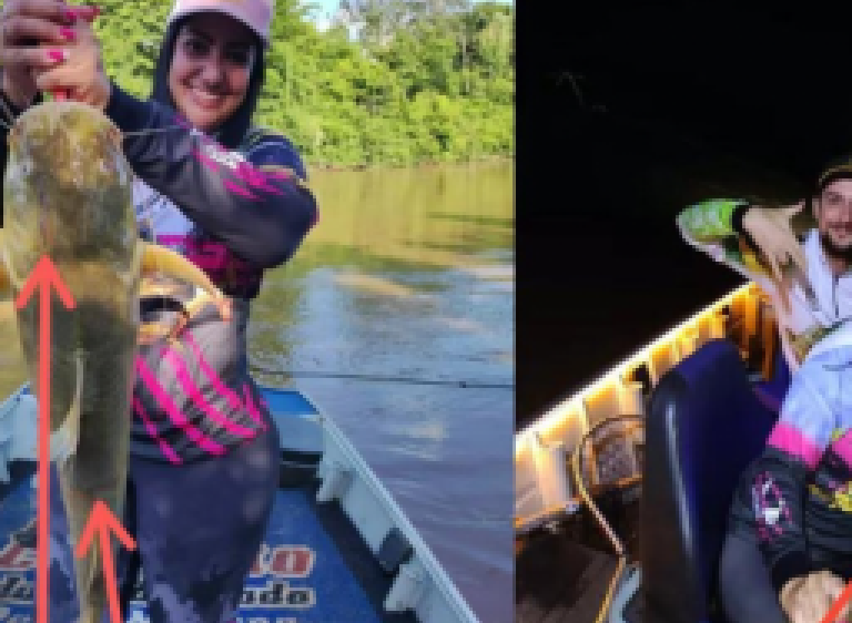 História de pescador? Veterinária fisga duas vezes o mesmo peixe, em pontos e horários diferentes