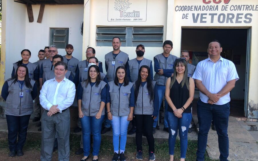 Novos uniformes e materiais de trabalho são entregues para Coordenadoria de  vetores em Coxim 