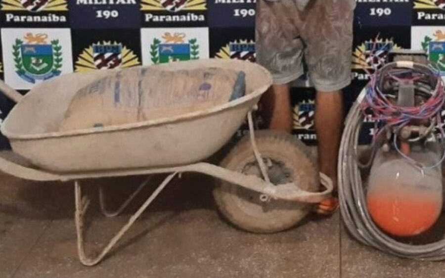 Polícia Militar prende autor de furto em construção de Paranaíba