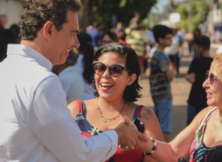 Em Coxim, Marquinhos anuncia plano de governo regionalizado e com atenção especial 