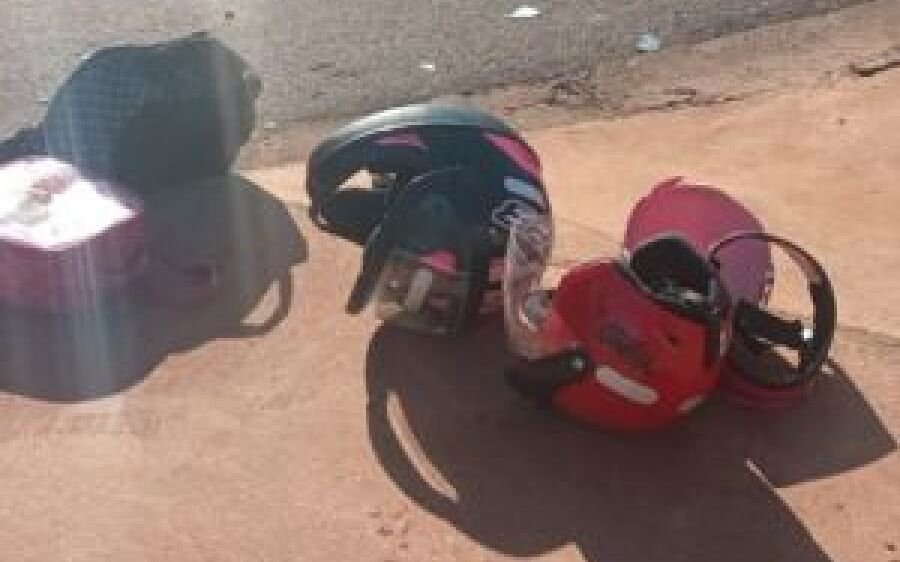 Indo para escola, criança de 3 anos fica ferida durante acidente