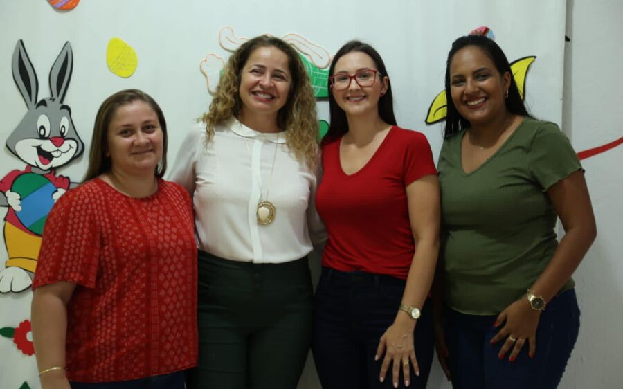 Ana Mirian promoveu Festa de Páscoa e  comemoração dos aniversariantes do Bimestre 