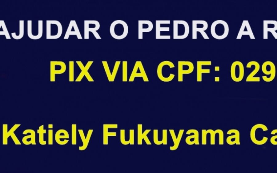 Menino Pedro precisa arrecadar R$15 mil para cirurgia de urgência