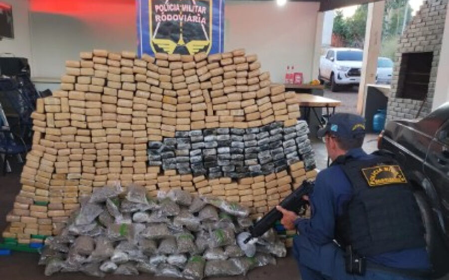 PM prende indivíduo e apreende carga de maconha e skank durante Operação Tiradentes 2022