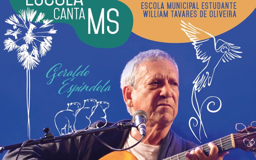 Estudantes de Coxim terão dia especial com Geraldo Espíndola
