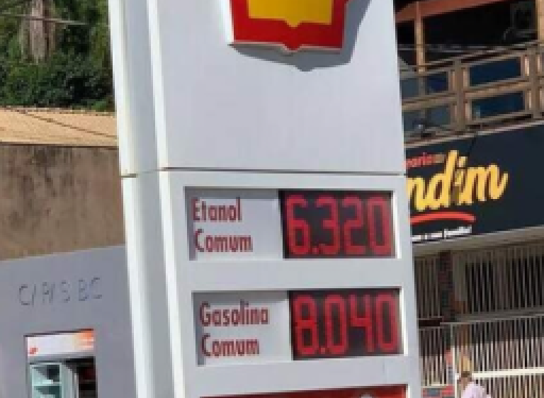 Gasolina já é encontrada a mais de R$ 8 pelo interior de Mato Grosso do Sul