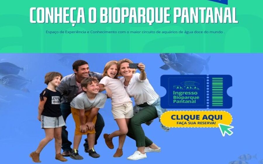 Cerca de 12 mil pessoas estão agendadas para visitar o Bioparque Pantanal no mês de maio