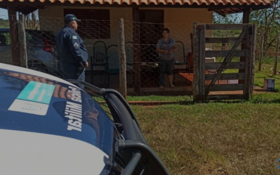 Polícia Militar realiza o patrulhamento rural na região de Cassilândia