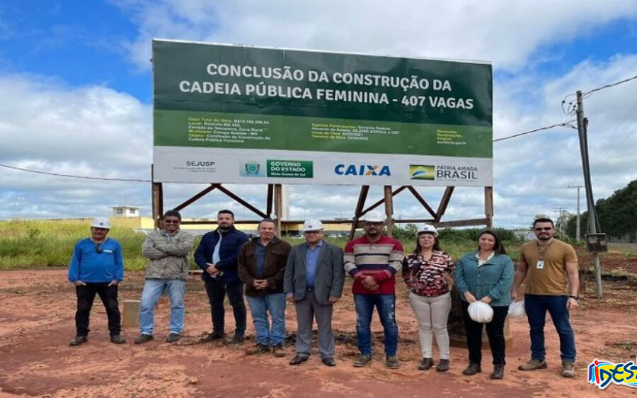 Com mais de 1,3 mil vagas a serem ampliadas, equipe do Depen visita unidades penais de MS