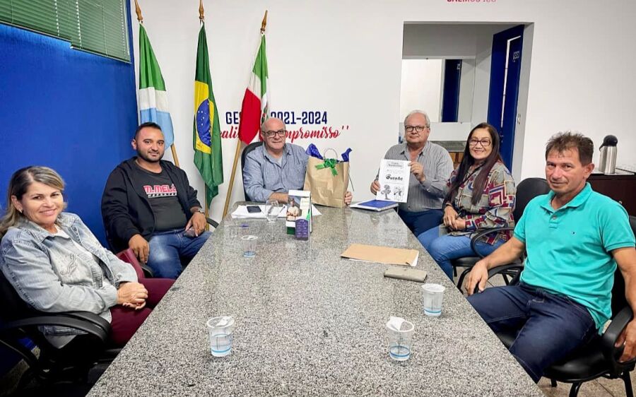 Diretoria do CTN de Rio Verde visita Prefeito e fecha parceria para uma grande festa nordestina 