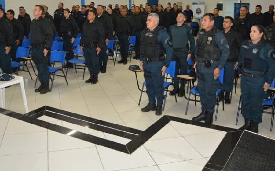 5º Batalhão da PM de Coxim recebe visita do CPA2 e do Comandante Geral da PMMS