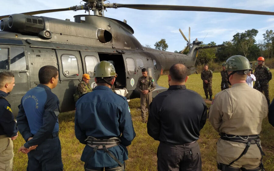 PM e Forças de Segurança finalizam Estágio de Adaptação de Operações Aeromóveis no 47º  BI