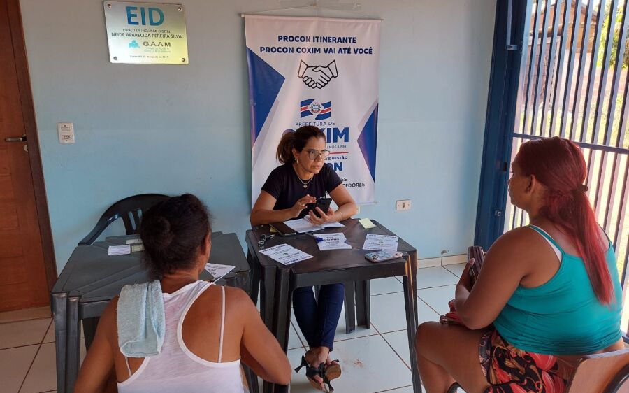 PROCON itinerante leva atendimento aos bairros de Coxim