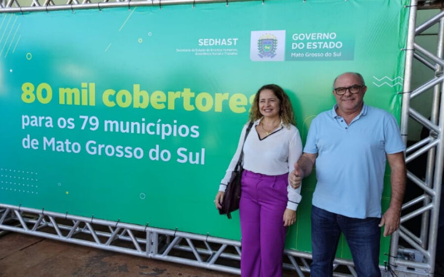 Rio Verde de MT/MS recebe 1004 cobertores que serão distribuídos para pessoas carentes