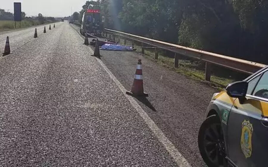 Identificado homem que morreu em acidente entre caminhonete e moto na BR-163