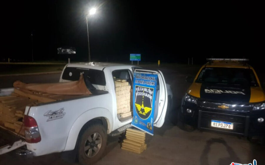 Polícia Militar, por meio do BPMRv, apreende 1,3 toneladas de maconha na MS 164 em Ponta Porã