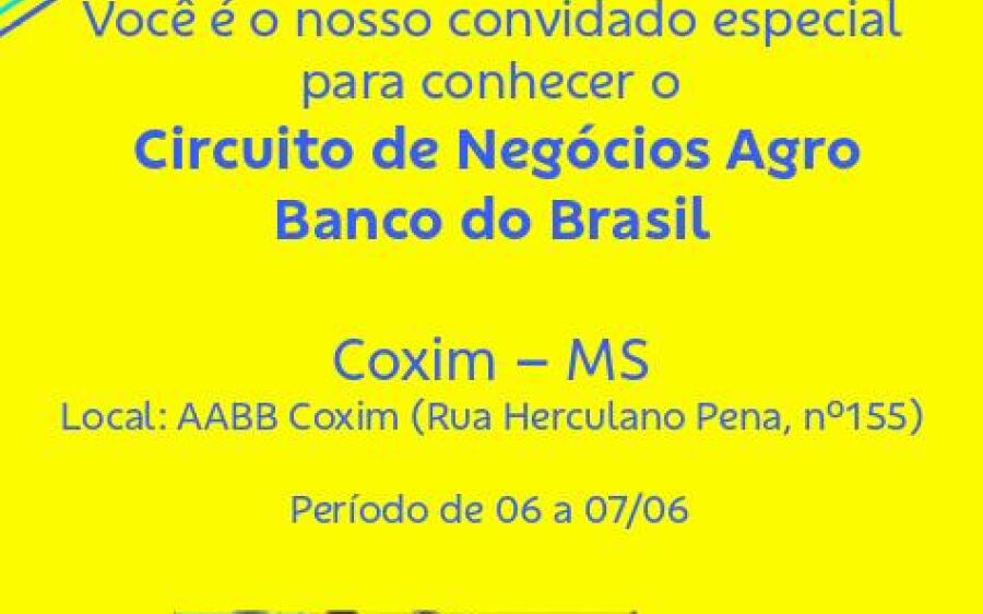 Banco do Brasil realiza Circuito  de Negócios Agro em Coxim 