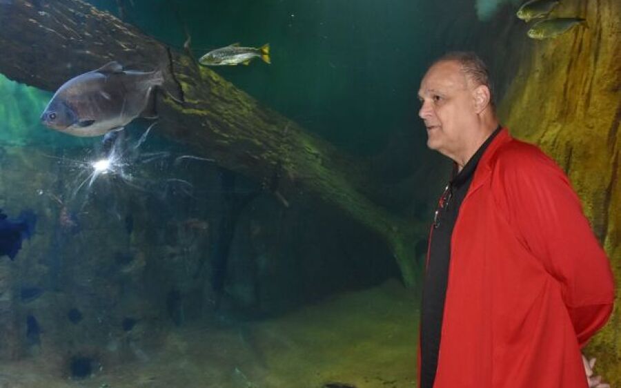 Oscar Schmidt visita Bioparque do Pantanal e fica encantado com beleza