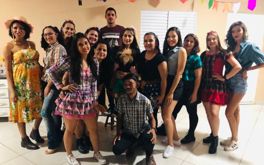  Aconteceu no último sábado (4) a festa junina do 3º Semestre do curso de letras da UFMS 