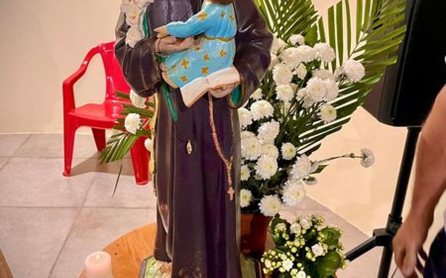 Rio Verde: Família Gonçalves entrega para a  comunidade a  imagem original de Santo Antônio