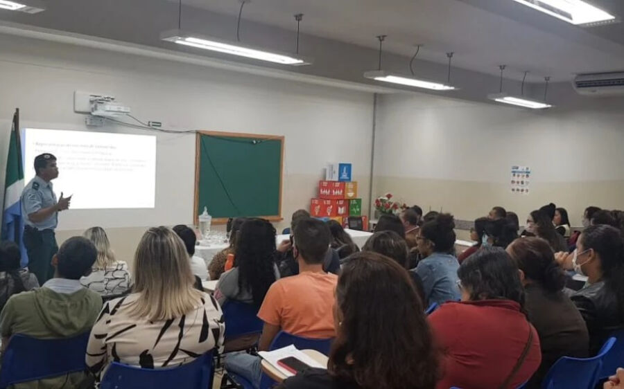 PM participa de seminário sobre feminicídio na UFMS Campus Coxim