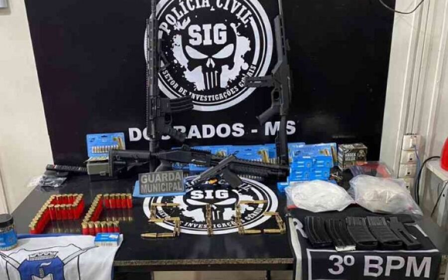 Colecionador tem armas e munições furtadas por ‘amigo’ em cidade de MS