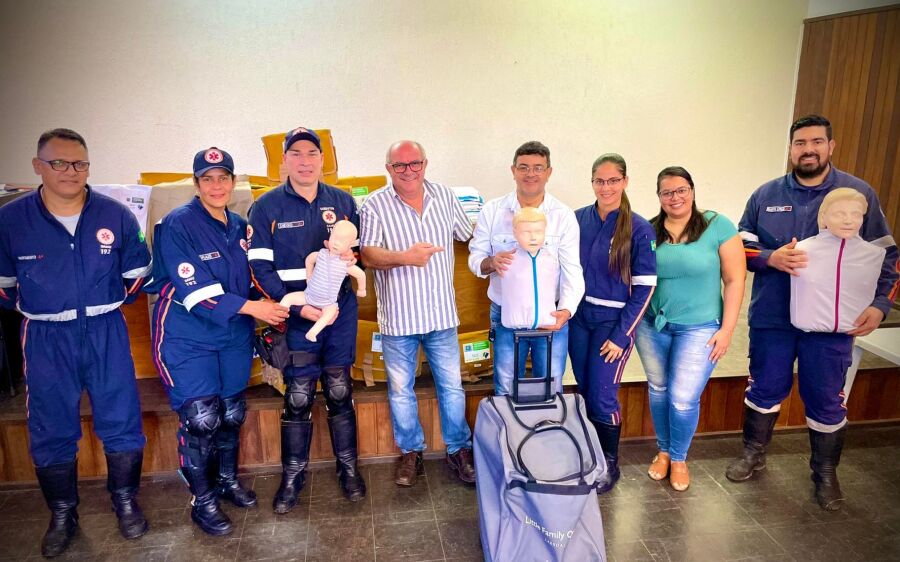 Prefeitura de Rio Verde por meio entrega equipamentos modernos para o SAMU