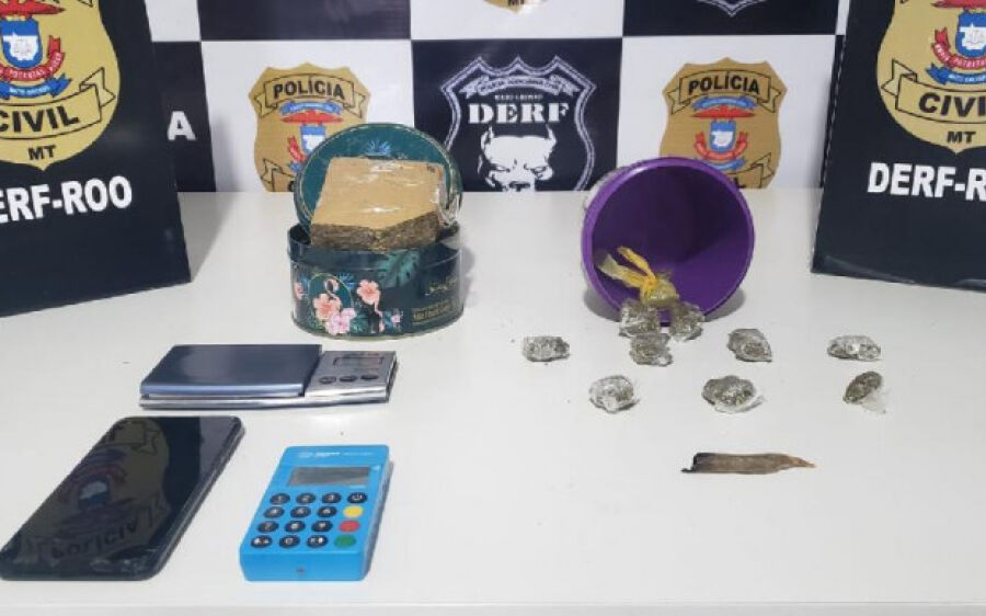 Foragida de Coxim, jovem de 23 anos é presa por tráfico de drogas no Mato Grosso