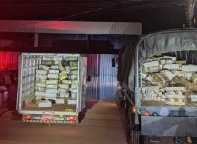 Nove são presos com 7 toneladas de maconha após batida do Choque no Itamaracá