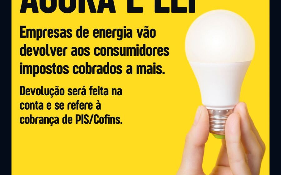 Lei pode baratear a conta de luz 